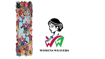 Woman Weavers new Handmade jardin Blue Tufted Woolen Rugs (No Additional Fees)