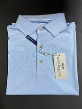 NWT MEN'S HARLESTONS THE HERITAGE CHAMBRAY POLO - XL