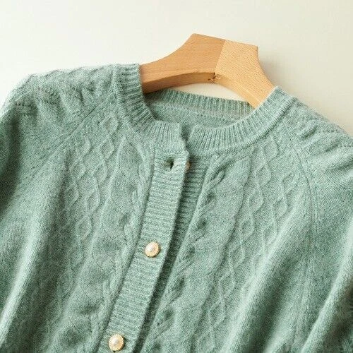 Cardigan for Women Winter Coat Korean Fashion Female Sweater Pullover Knit - Bild 3 von 31