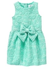 GYMBOREE FAMILY BRUNCH MINT JACQUARD TULIP EASTER DRESS 4 8 NWT