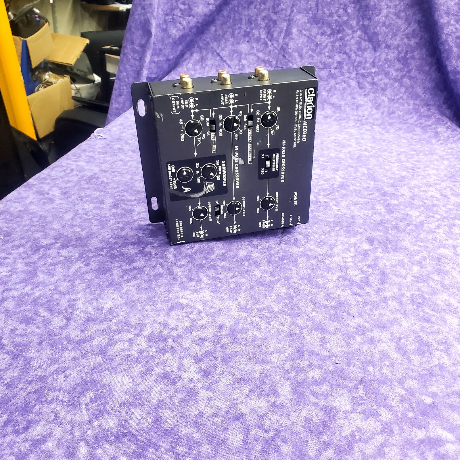 💥GOOD💥 CLARION MCD360 Car 2/3 Way 6-channel Electronic Crossover 💥TESTED💥