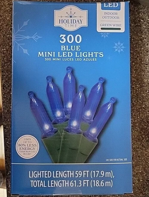 Blue led mini christmas lights deals