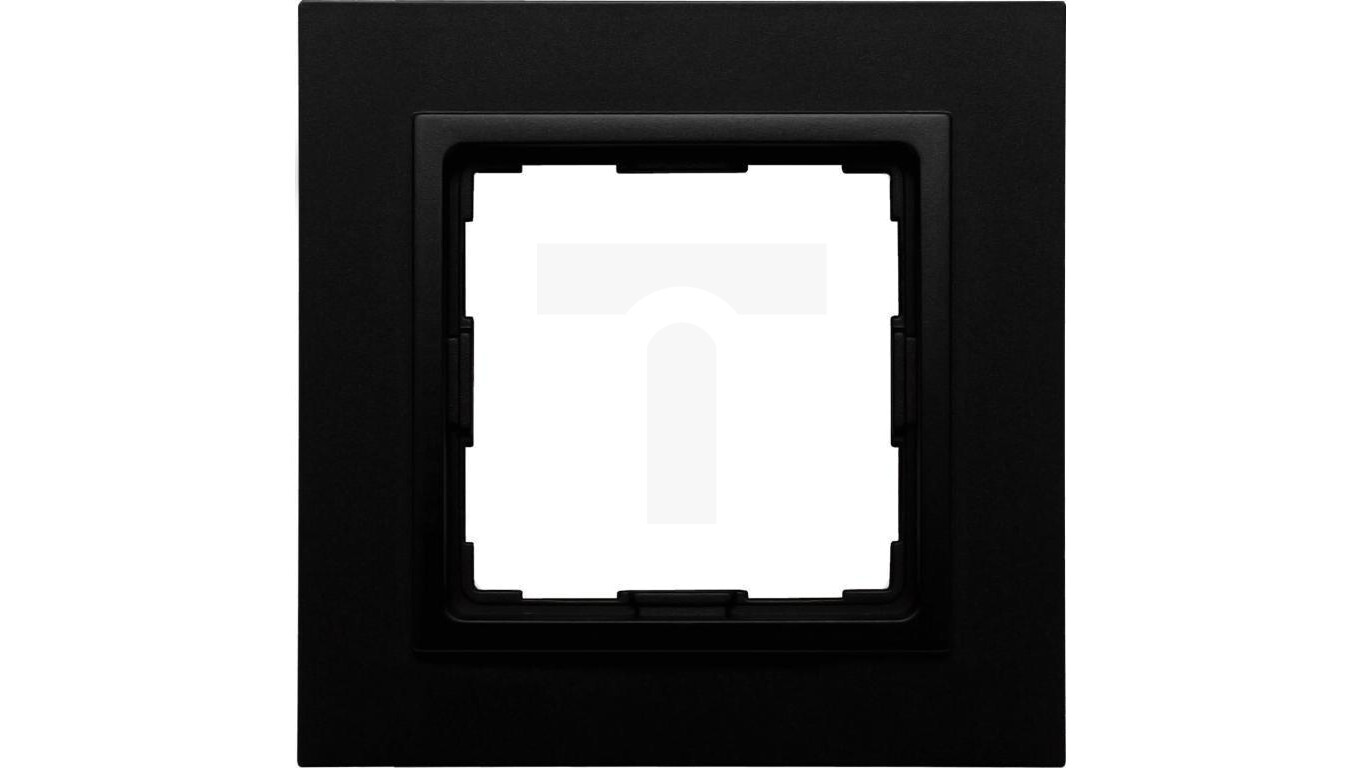 VENA2 Single frame, lacquered (dyed) plastic, matt black 520981 /T2UK
