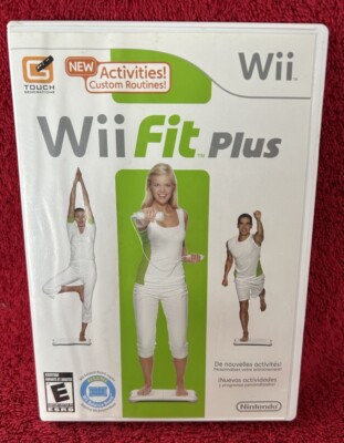 Wii Fit Plus (Nintendo Wii, 2009) Game Disc Manual & Original Case CIB