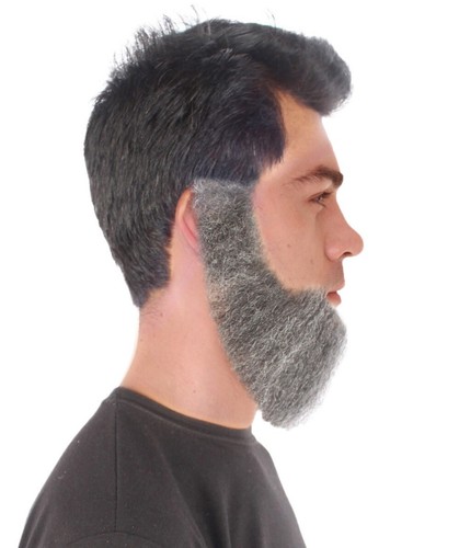 HPO Men's Human Hair Long Beard Cosplay Facial Hair, M-1249 - Picture 5 of 5