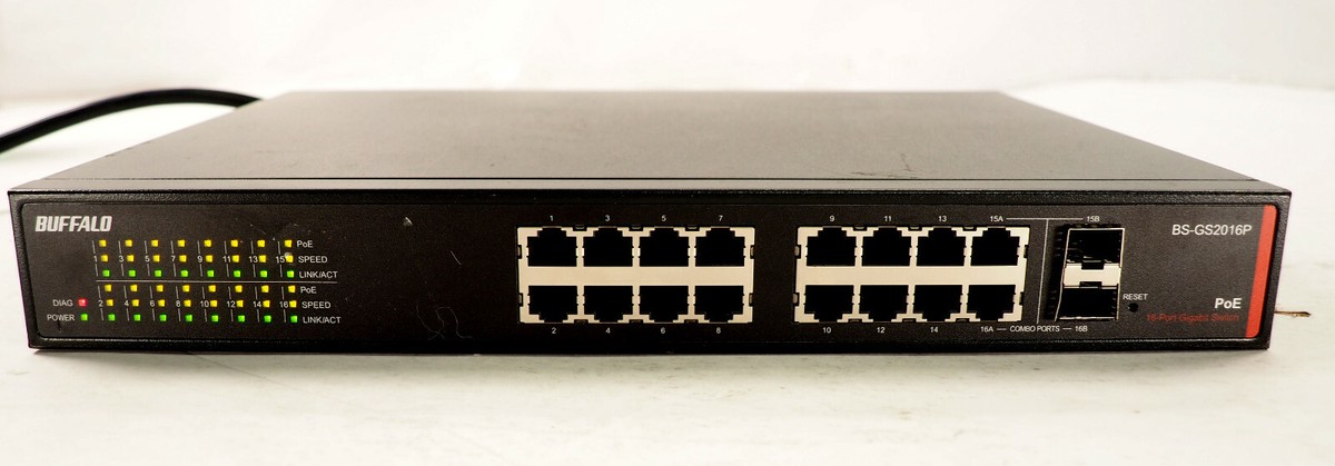 BUFFALO BS-GS2016P/HP 16ポートスイッチ 【公式通販】