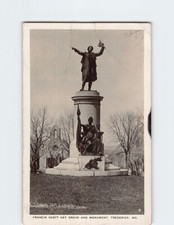 Postcard Francis Scott Key Grave & Monument Frederick Maryland