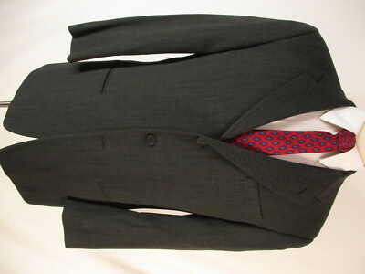 Armani Mani Mens Charcoal 3 Btn Blazer 40R