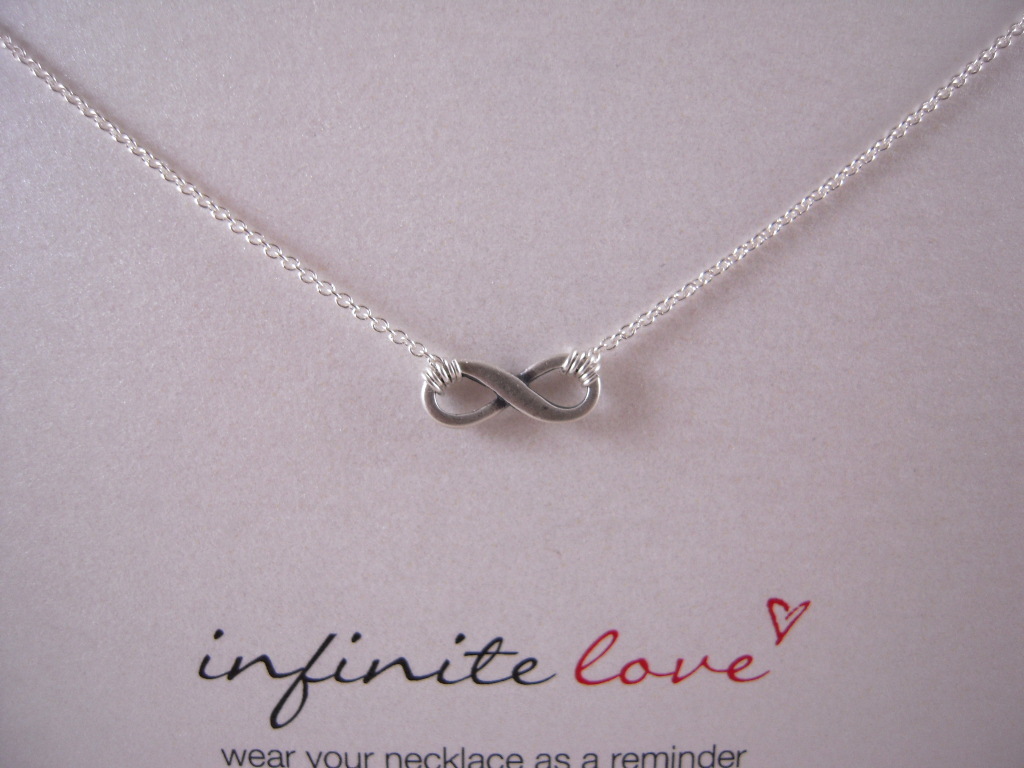 Dogeared 16" Sterling Silver Infinite Love Necklace NEW eBay