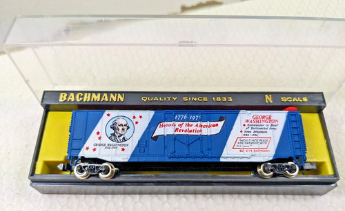 Bachmann N 5203 USA Bicentennial 50' Boxcar George Washington, new, boxed | Zustand: Gebraucht