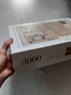 Neuf Sous Blister Puzzle Nathan 3000 Carte Ancienne Mercator