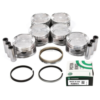 Pistons w/ Rings fit 93-02 Ford Probe Mazda MX6 626 Millenia V6