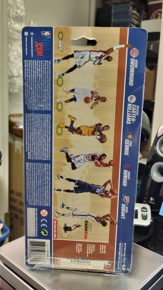 Figura de acción Andre Drummond McFarlane 2014 SPD serie NBA 25 NUEVA EN PAQUETE f12 Foto 3 de 4