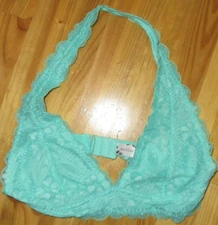 Wishlist S Mint Halter Back 2 Hooks Bralette Good Preowned Condition Nice!