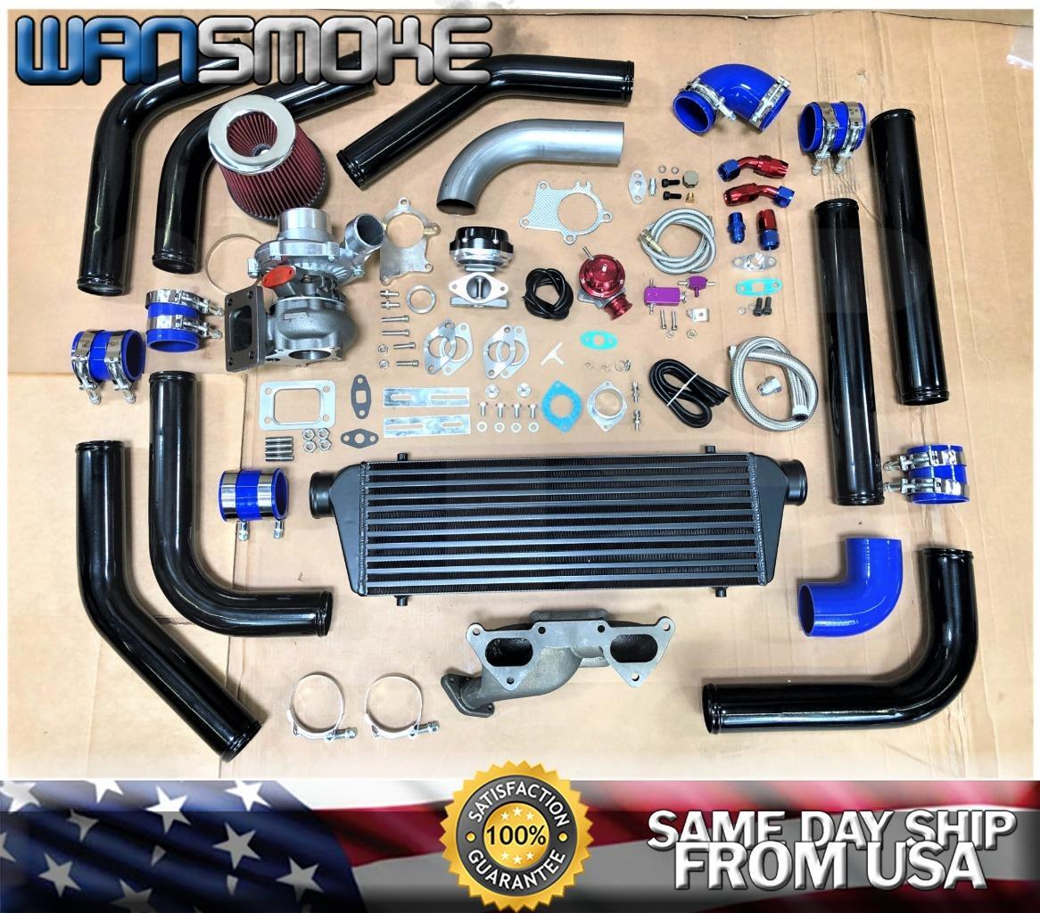 89-94 Mitsubithi Mirage Summit Colt 1.5L T3T4 .63 Turbo Kit