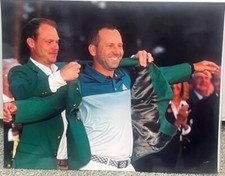 Sergio Garcia 2017 Masters Winner unsigned 11 x 14 Color Photograph