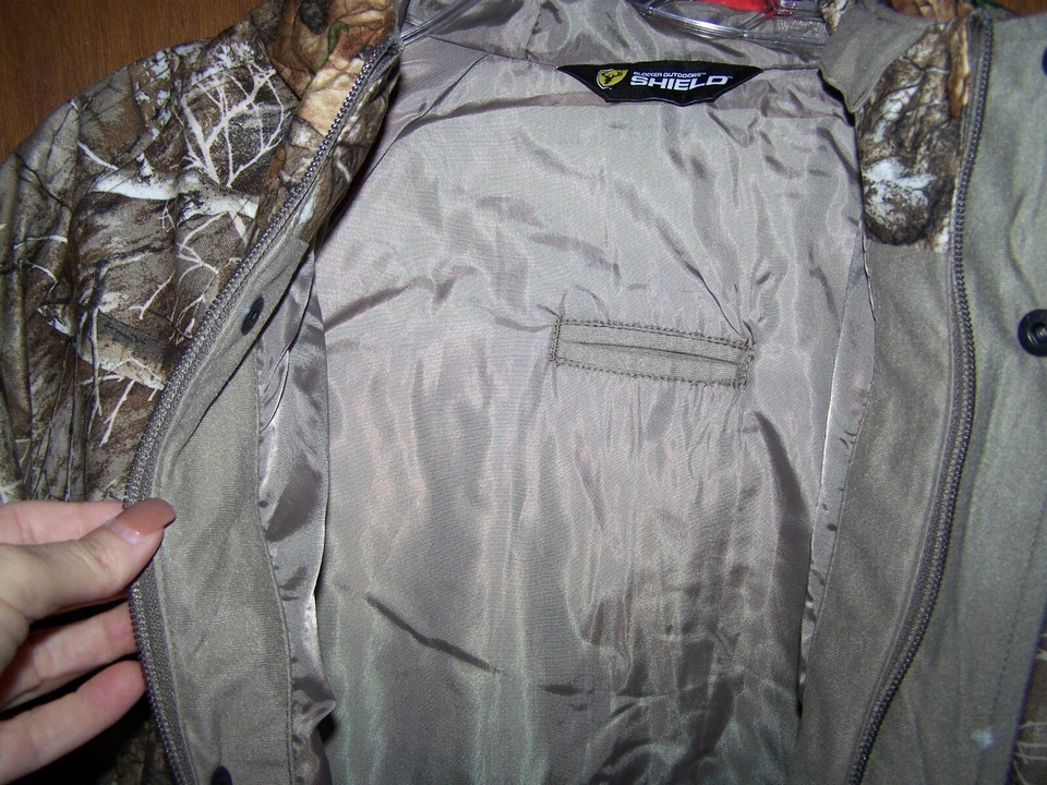 Scent Blocker Shield Drencher Jacket, Real Tree EDGE ,XL NWT - Image 4 of 4