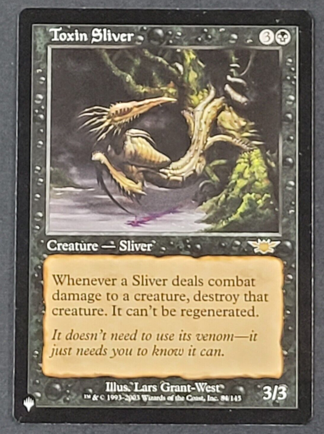MTG Card - 1x Toxin Sliver - Mystery Booster Legions - NM/LP - Rare Black Magic