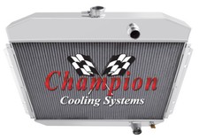 4 Row Kool Champion Radiator For 1961 62 63 1964 Ford F-series 6 Cylinder Engine