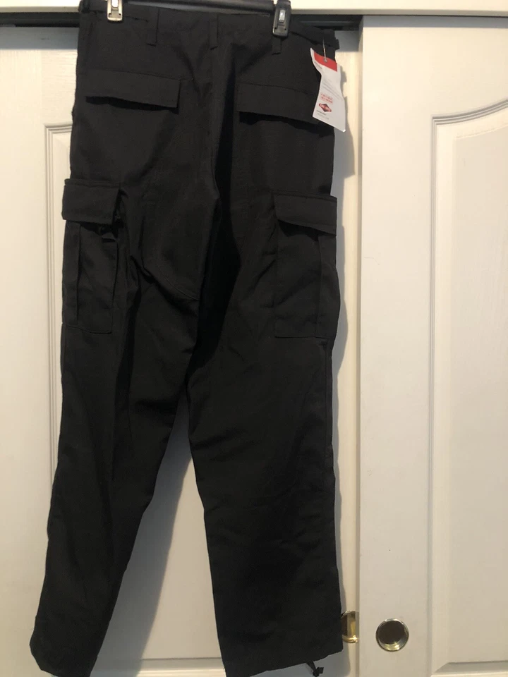 TRU-SPEC 1827 Mens Tactical Pants, Adjustable Size Medium , Black New With Tags - Image 4 of 4