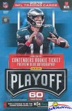 2019 Panini Playoff Football 60 Card HUGE Factory Sealed HANGER Box