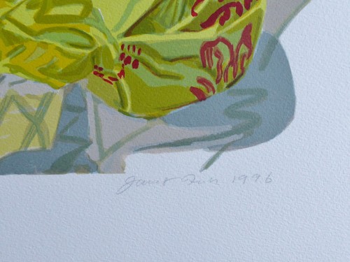 Janet Poisson Nature Morte Avec Candy 1996 Réalisme Main Signée Lithographie US - Zdjęcie 3 z 7