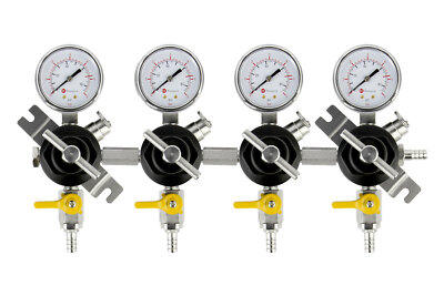 Kegco Commercial Grade Four Gauge Secondary Regulator