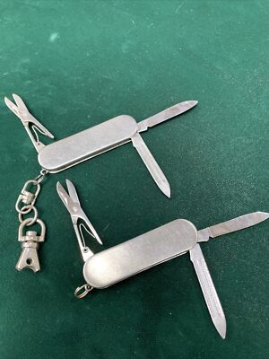 Set of Modern Pocket Knives Small Size Stainless Steel Multi Tool C108