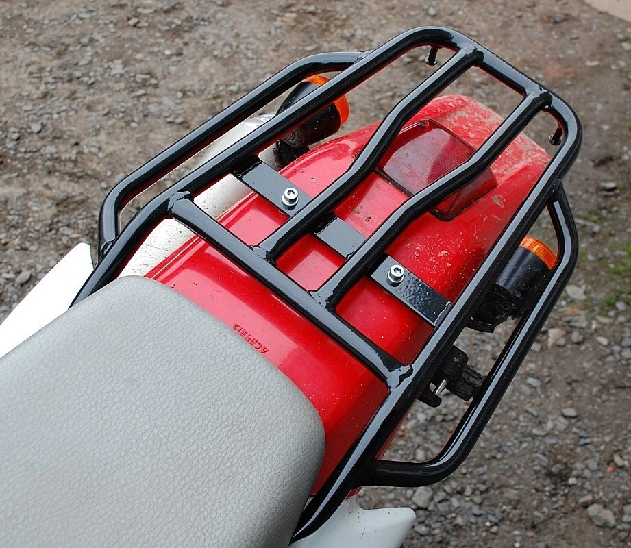 No Drilling Red Rear Luggage Cargo Carrier Rack For Honda XR650L XR250L 1993