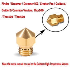 1xNew Original FLASHFORGE 3D Printer Nozzle 0.4mm for Finder/Dreamer/Dreamer NX