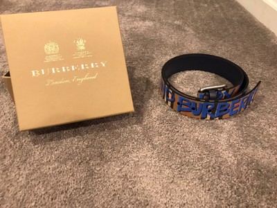 burberry graffiti belt