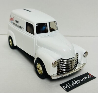 Vintage New ERTL 1950 Chevrolet Panel Delivery Truck Bank 1:25 Scale Die-cast