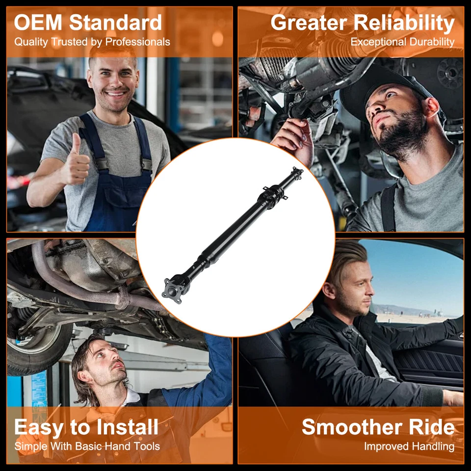 Rear Driveshaft Prop Shaft Assembly Fit 2000 2001-2004 Toyota Tundra V8 4.7L 4WD - Imagem 3 de 4