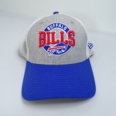 New Era Buffalo Bills 39thirty Mesh Flexfit Hat Heathered Gray Wht
