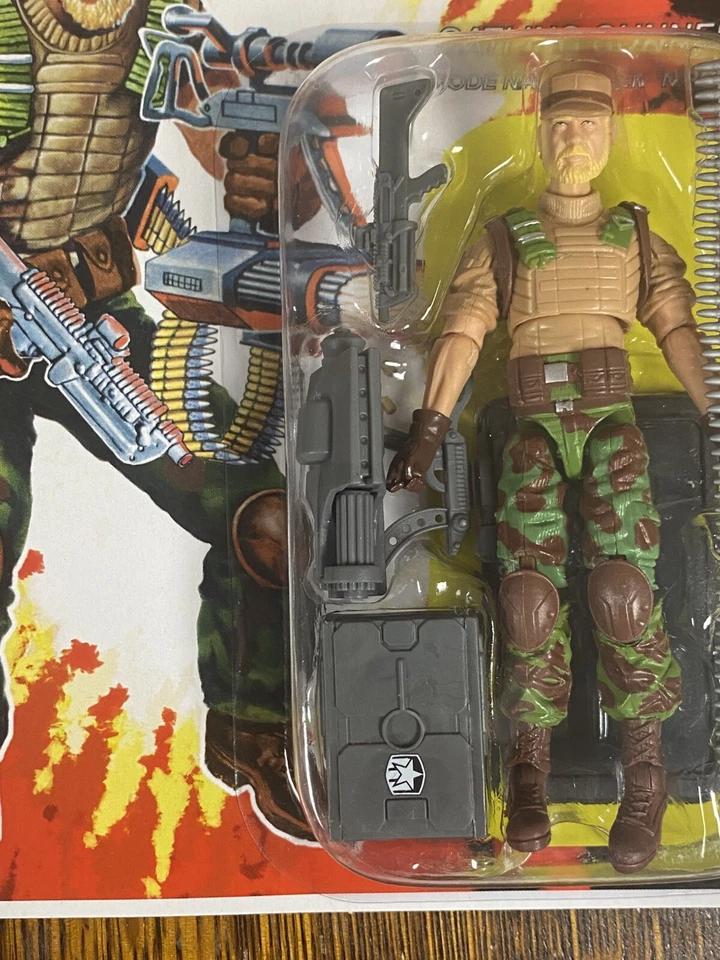 GI JOE 2018 CLUB DE COLECCIONISTAS EXCLUSIVO GI JOE GATLING ARTILLERO ¡ROCK N ROLL! SELLADO Foto 4 de 4