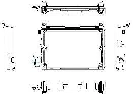 AC Condenser fits Dodge Ram 1500, Ram 2500, Ram 3500 - Image 4 of 4