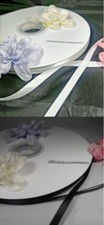 1/4" DOUBLE-FACE D/F SATIN RIBBON - COLORS AVAILABLE - 100 YD SPOOLS