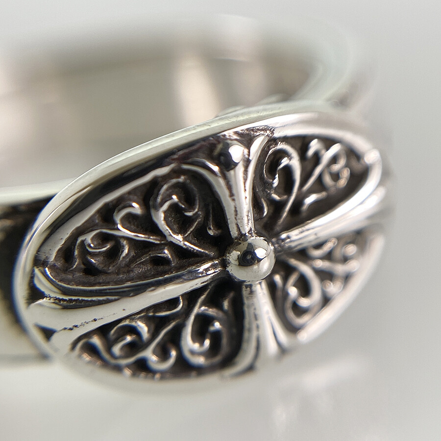 新作 Chrome hearts クロムハーツBELTED OVAL リング 新作 Chrome hearts クロムハーツBELTED OVAL リング