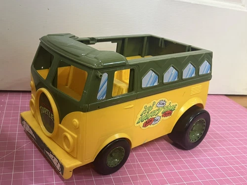 Vntg Teenage Mutant Ninja Turtles Party Wagon Van Bus 1989 Incomplete Base Only