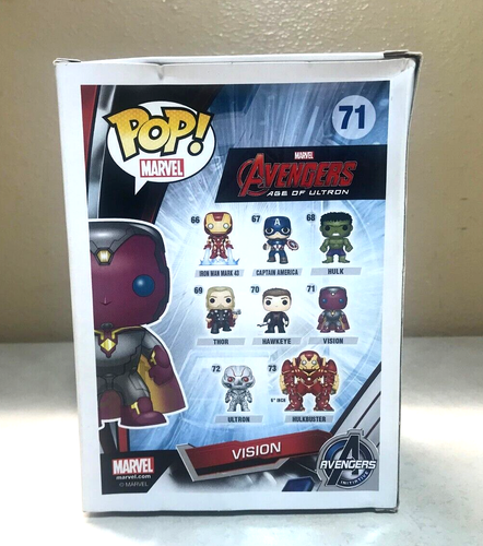 Funko Pop Marvel Avengers Age of Ultron Vision #71 - Bild 3 von 6