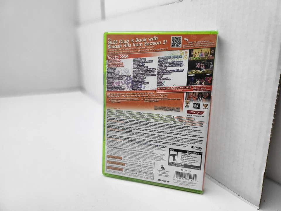 MINT NEW FACTORY SEALED XBOX 360 GLEE KARAOKE REVOLUTION GAME (REQUIRES MIC) O17 - Image 2 of 4