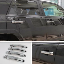 For 2010-2021 Toyota 4Runner ABS Chrome Exterior Side Door Handle Cover Trim 8P