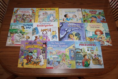 11 Natasha Wing Night Before Picture Book Lot Easter Summer Kindergarten Snow