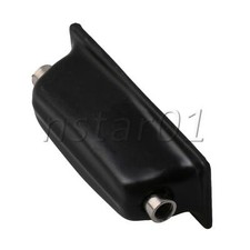 Alloy Double End Snare Drum Lugs 48mm Hole Distance Long Shape Set of 10 Black