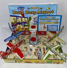 Richard Scarry’s Busytown Busy Busy Airport Game Complete 2019 Passengers Planes