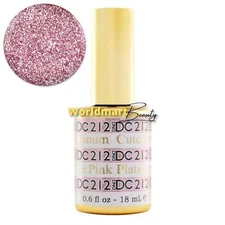 DND DC Platinum Gel Color LED/UV 0.6oz-18ml Polish Platinum – DC212- Cute Pink