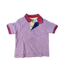 Mc Kids Mcdonalds Infant Stripe Polo Shirt 24m Red White Vintage Baby m9a