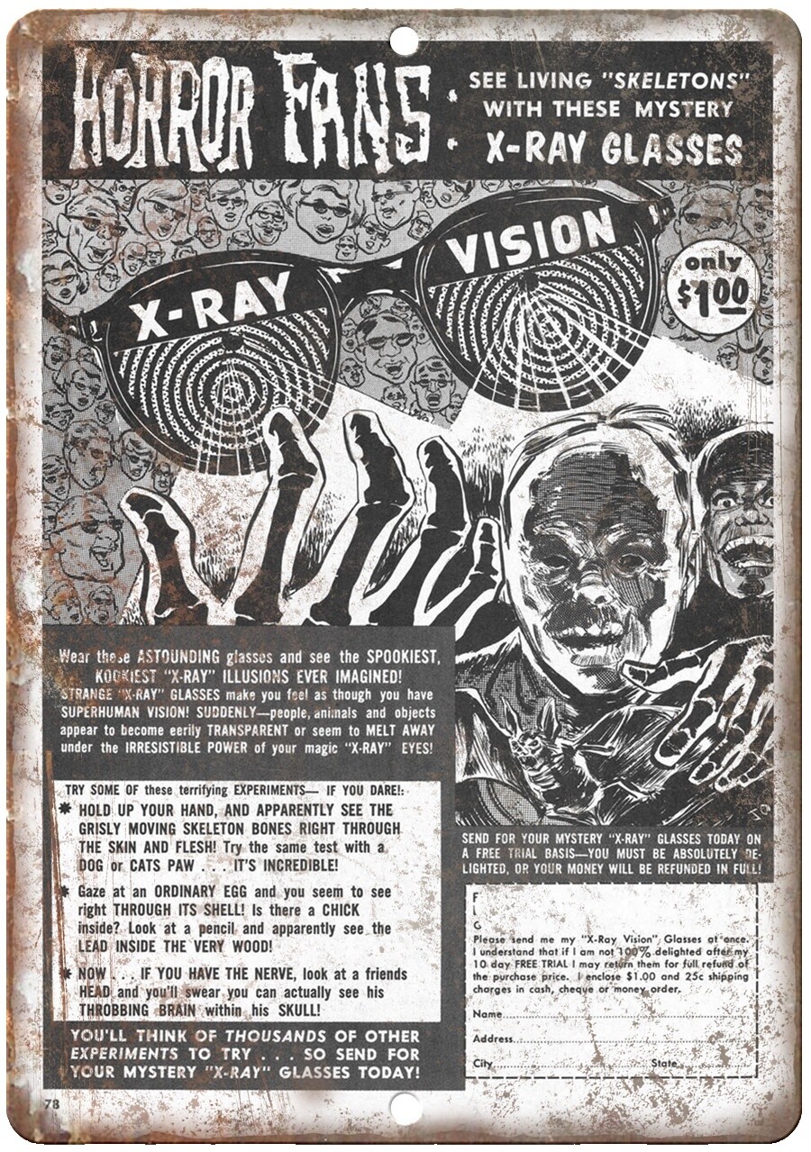 Vision Camera Rays X Ray Vision Glasses | eBay