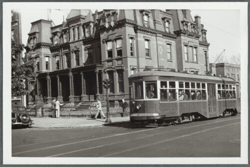 Old 4X6 Photo, 1950's DeKalb Avenue streetcar Brooklyn NY 5817698 - Picture 1 of 1