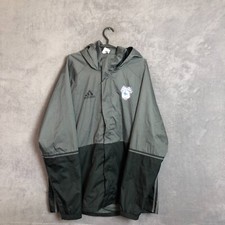 Cardiff City FC Training Jacket With Zipped Hood Membrana Adidas Mens Size XL